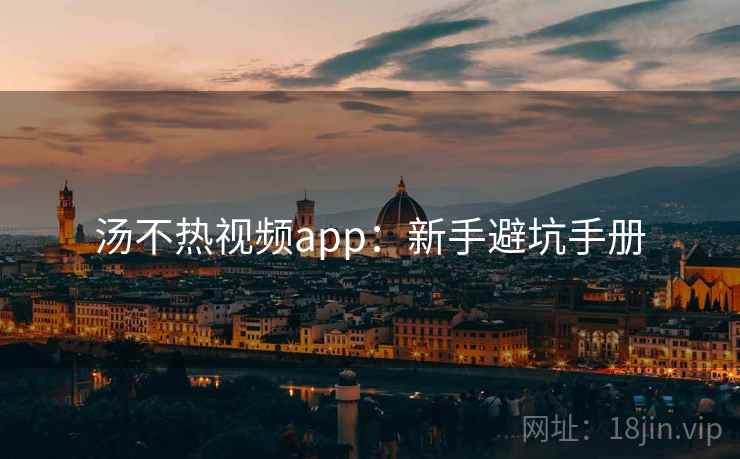 汤不热视频app：新手避坑手册