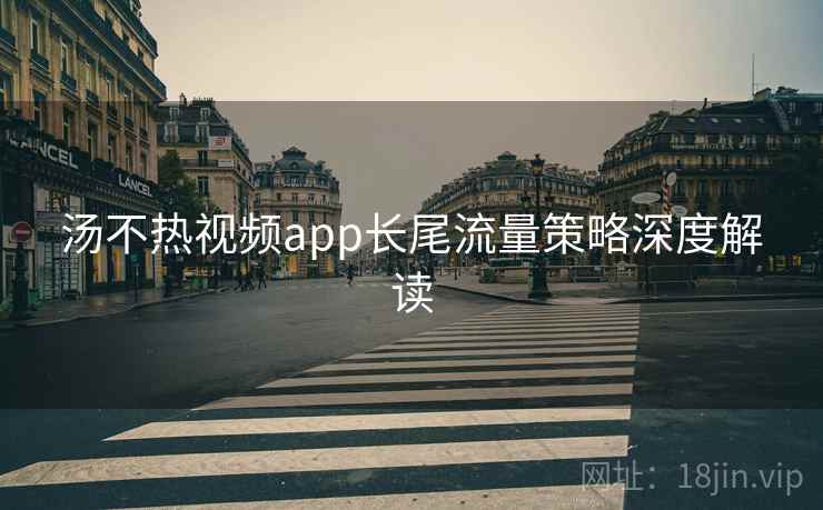 汤不热视频app长尾流量策略深度解读