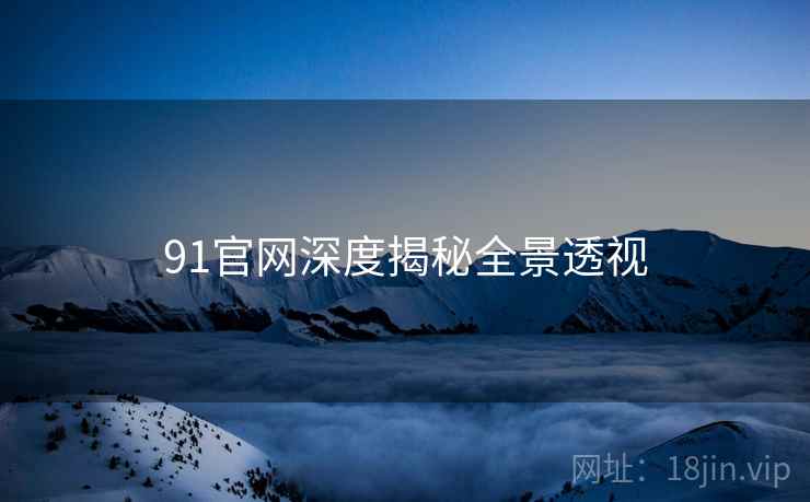 详细阅读:91官网深度揭秘全景透视 91官网深度揭秘全景透视